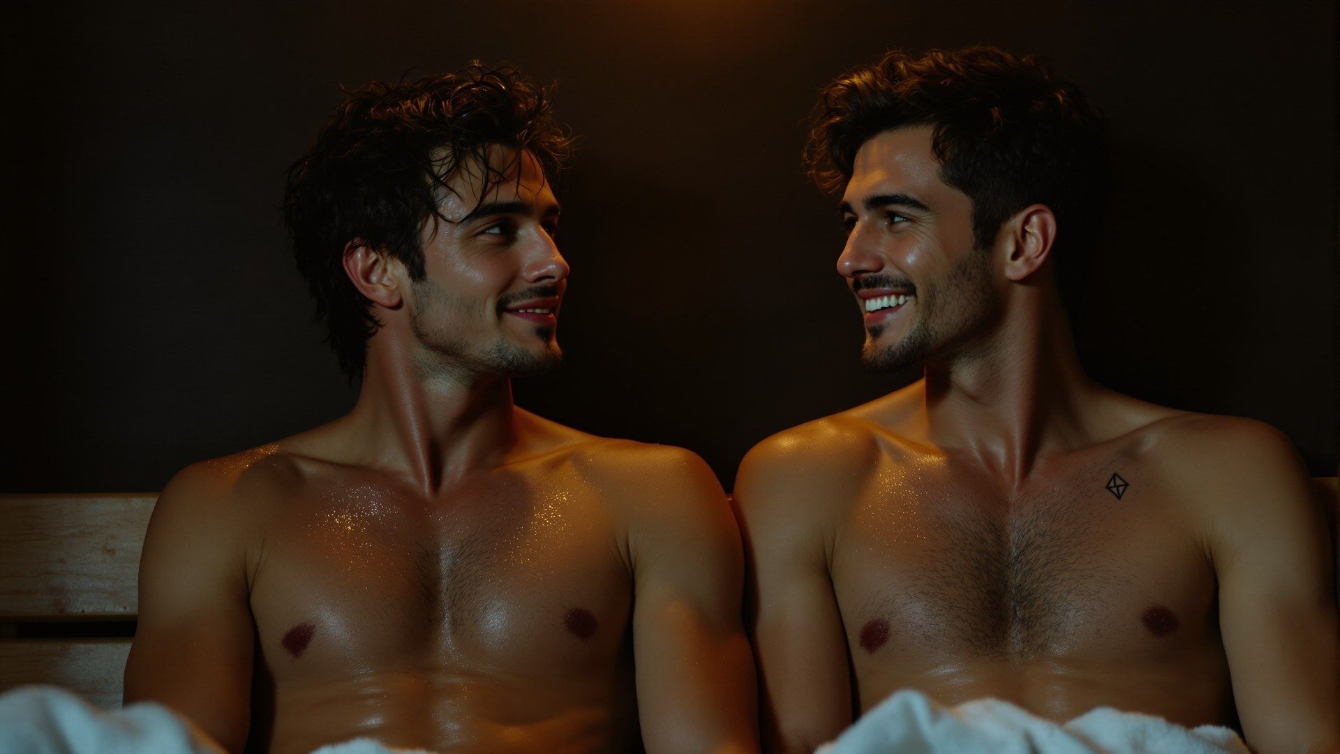 Racconti gay sauna a Milano: due ragazzi in cabina dopo l'intimità