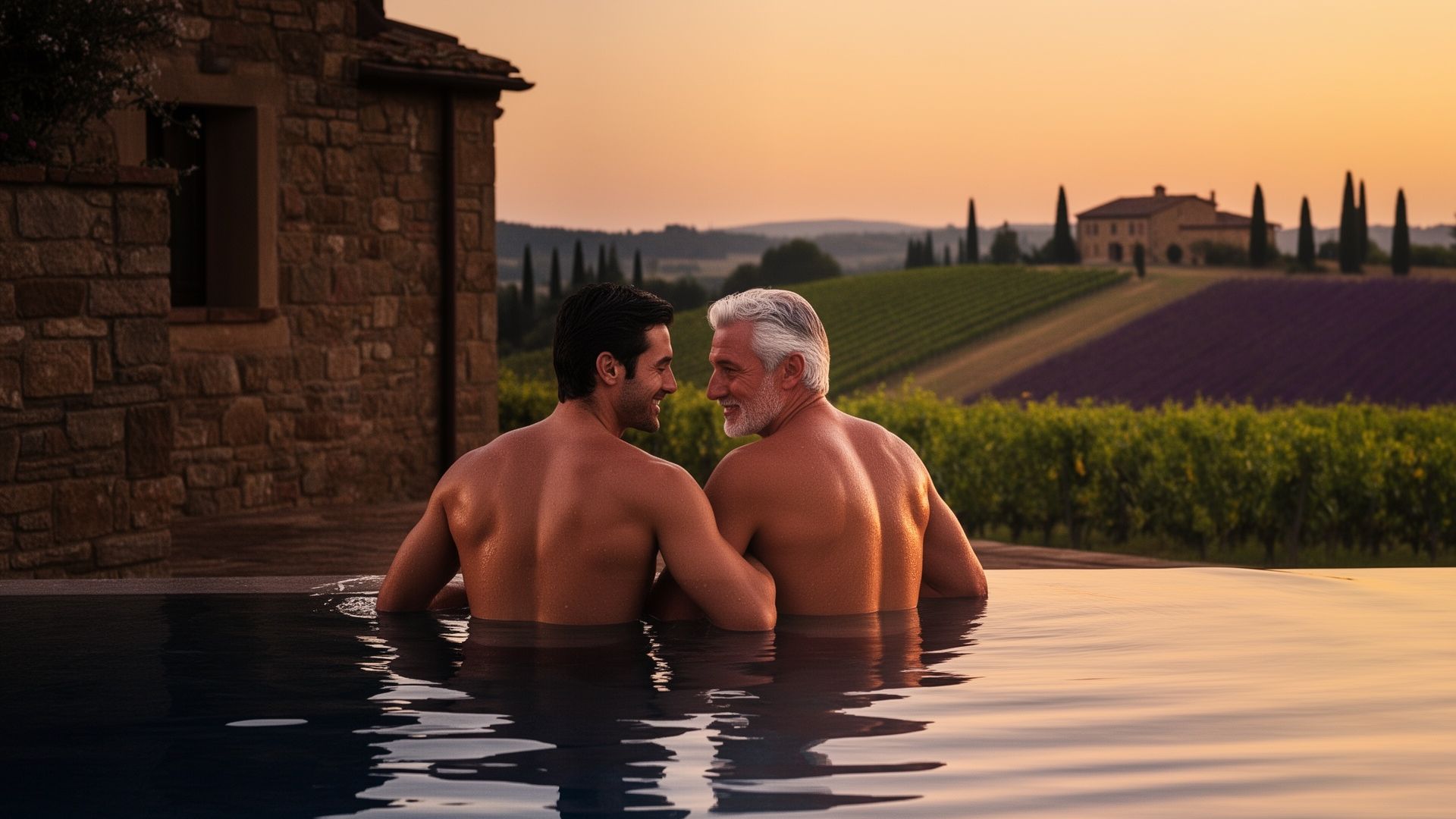 Racconti gay villa Toscana - Marco e il cliente