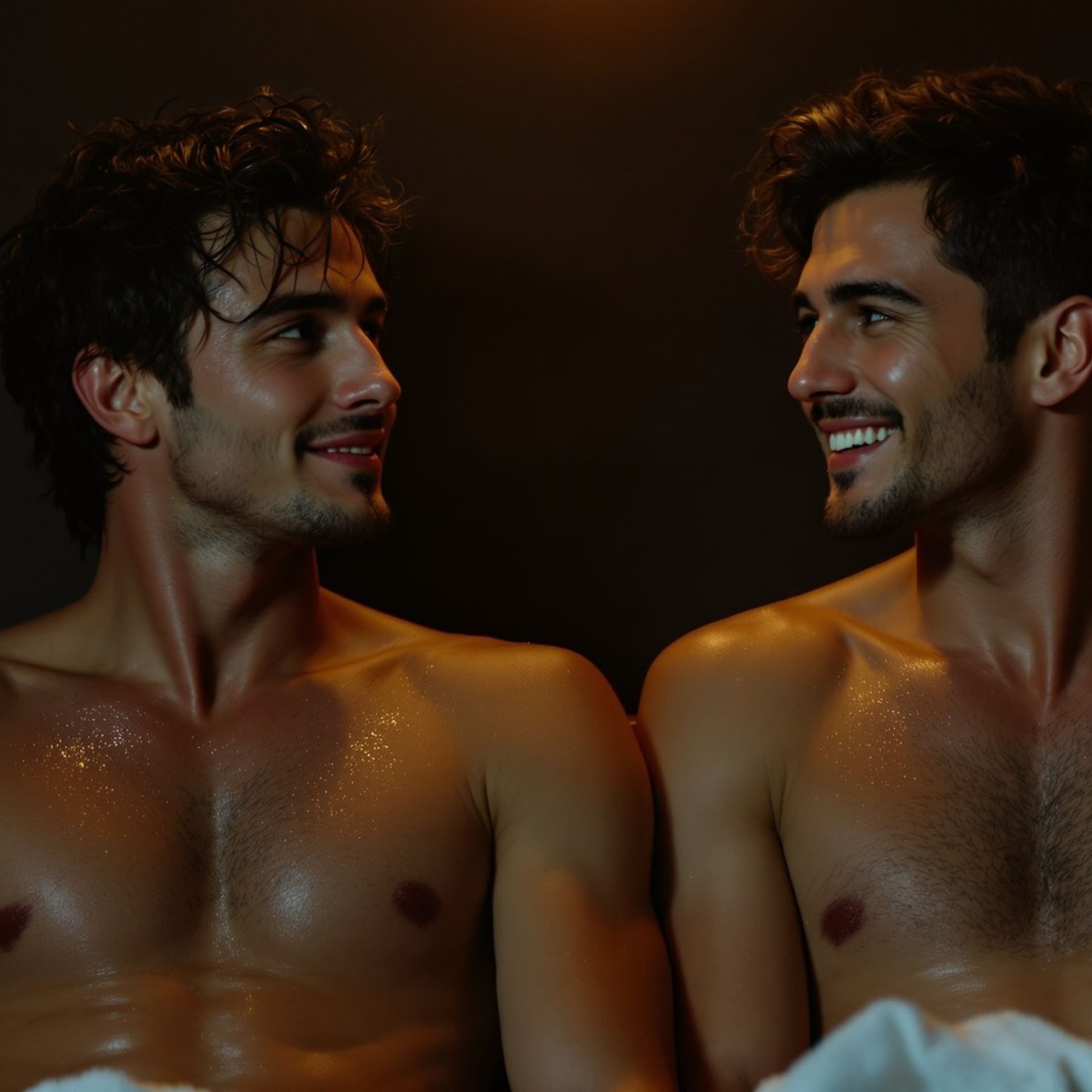 Racconti gay sauna a Milano: due ragazzi in cabina dopo l'intimità