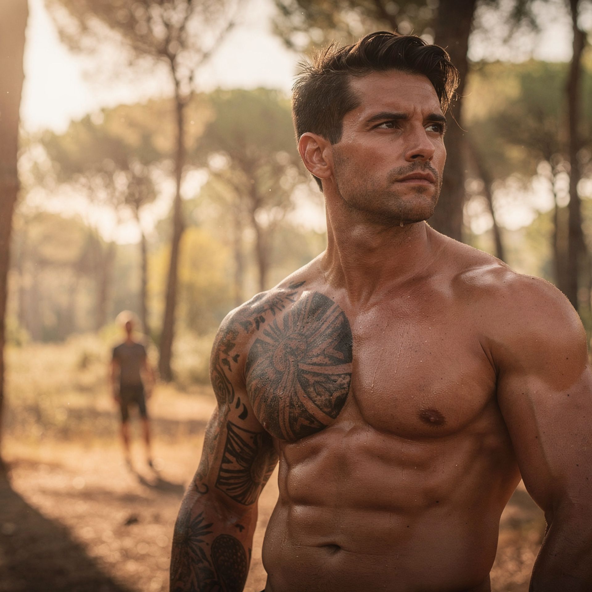 Racconti gay outdoor — Stefano nel bosco toscano